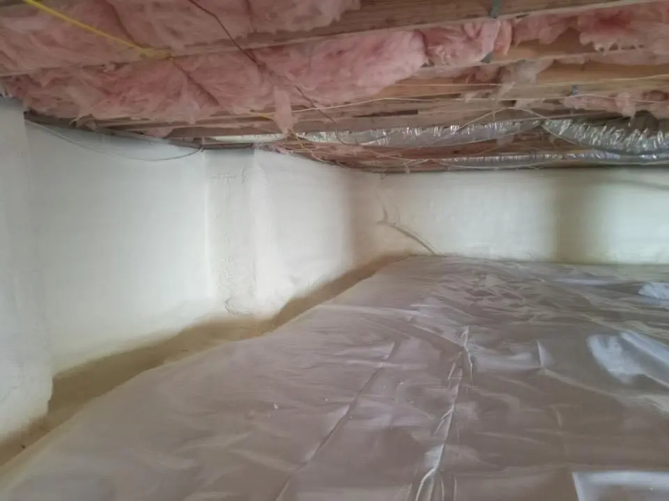 Crawl space encapsulation with closed-cell spray foam for Roof Waterproofing in Gold Canyon