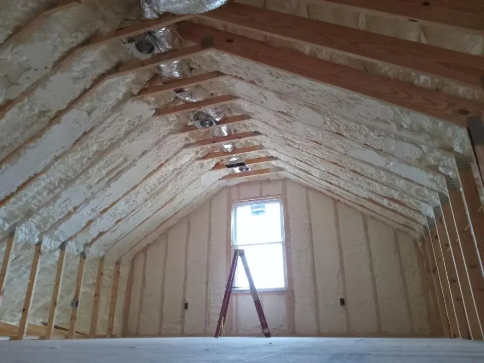 Spray foam roofing application for Crawl Space Insulation project in Gold Canyon